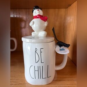 Rae Dunn BE CHILL Figural Mug